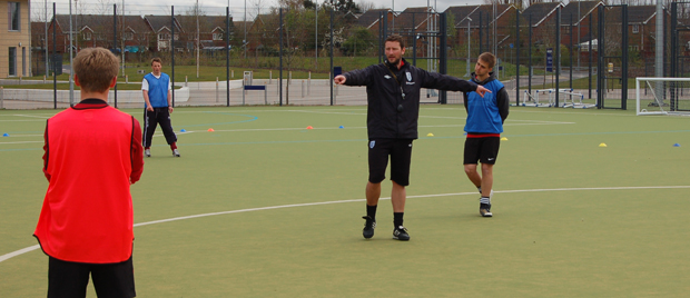 Jamie Bradbury coaching